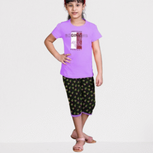 174-NAVY 34TH HS Kids' Cotton Nightwear Set