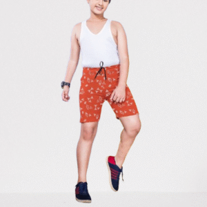 221-Player Printed Cotton Shorts for Boys